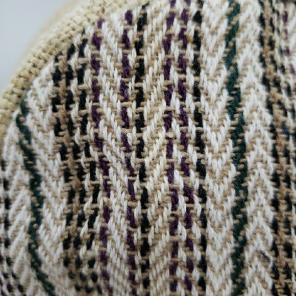 Mushroom Laptop Backpack Travel Bag Lightweight Himalayan Hemp Neutral Stripe - Picture 8 of 16